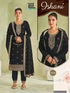 Ishani By Blue Hills Vichitra Long Sleeve Kurti With Bottom Dupatta 